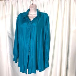 Long 100%silk top